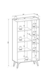 Forest Highboard Cabinet 80cm