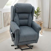 Fairmont Grey Fabric Rise Recliner Armchair