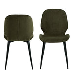 Femke Dining Chair in Olive Green Set of 4 