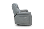Florida Electric Recliner Sofa - Grey 3 Seater 