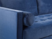Fuji Sofa - Plush Blue 3 Seater 
