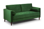 Fuji Sofa - Plush Green 3 Seater 