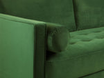 Fuji Sofa - Plush Green 3 Seater 