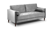Fuji Sofa - Plush Grey 3 Seater 