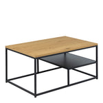 Gila Coffee Table with Open Shelf in Oak 
