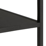 Gila Coffee Table with Open Shelf in Oak & Black 