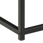 Gila Square Coffee Table with Open Shelf in Oak & Black 