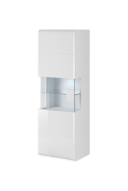 Toledo 07 Wall Hung Cabinet 53cm [Front White Gloss with White Matt Carcass] - White Background