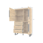Halle 12 Tall Display Cabinet 120cm