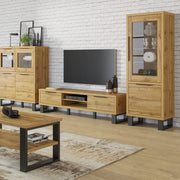Halle 05 Tall Display Cabinet 84cm