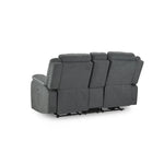 Recliner Sofa Fabric Grey