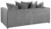 Harley Jumbo Grey 3 Seater Sofa