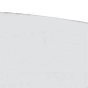 Heaven Round Coffee Table with Glass Top and Chrome Legs 