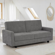 Hive Grey Fabric 3 Seater Click Clack Sofa Bed