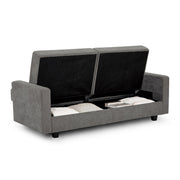 Hive Grey Fabric 3 Seater Click Clack Sofa Bed