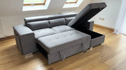 Arkansas Sofabed | Fabric Grey Universal Corner | 258 x 165 CM