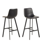 I_Oregon Bar Chair in Black Set of 2 