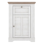Illopa Chest of Drawers in Oak Nelson/Snowy Oak 