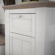 Illopa Chest of Drawers in Oak Nelson/Snowy Oak 