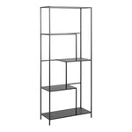 Infinity Bookcase with 4 shelves in Black 