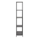 Infinity Bookcase with 4 shelves in Black 