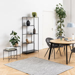 Infinity Bookcase with 4 shelves in Black 
