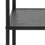 Infinity Bookcase with 4 shelves in Black 