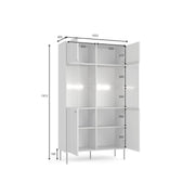 Iris Tall Display Cabinet 105cm