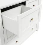 White Drawers