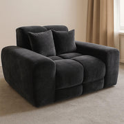 Tokyo Black Fabric Armchair