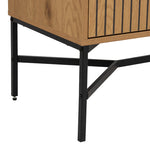 Jaipur Sideboard with  2 Doors and 1 Drawer in Black 
