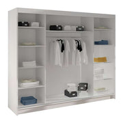 Jenny I 200cm Sliding Door Wardrobe White 