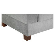 Jerry Grey 3 Seater Fabric Sofa