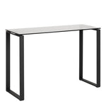 Katrine Console Table with Smoked Glass Top 