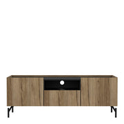 Kendall TV-Unit with 2 Doors + 1 Drawer Oak and Black 