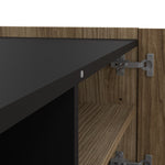 Kendall TV-Unit with 2 Doors + 1 Drawer Oak and Black 
