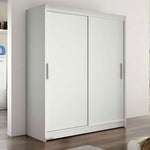 Kent I 150cm Sliding Door Wardrobe White 