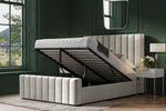 Kilworth Lt Grey Velvet Double Bed 