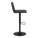 Kimmy Bar Stool in Grey Fabic Set of 2 