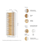 Liba Tall Display Cabinet 67cm