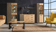 Lamelo LA2 Tall Display Cabinet 60cm
