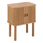 Langley Square Bedside Table in Oak 