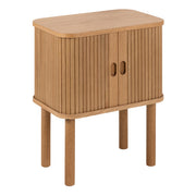Langley Square Bedside Table in Oak 