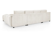 Lazur Cream U Shape Corner Sofa - 330 x 172 x 172 CM 