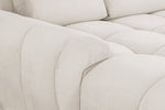 Lazur Cream U Shape Corner Sofa - 330 x 172 x 172 CM 