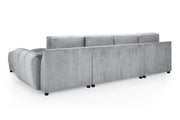 Lazur Grey U Shape Corner Sofa - 330 x 172 x 172 CM 