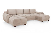 Lazur Mocha U Shape Corner Sofa - 330 x 172 x 172 CM 
