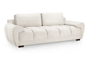 Lazur Sofa Cream 3 Seater - 245 CM 