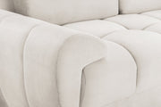 Lazur Sofa Cream 3 Seater - 245 CM 