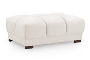 Lazur Sofa Cream Footstool - 125CM 